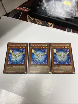 Yugioh - Crystal Beast Sapphire Pegasus CT04-EN002 Limited SECRET X3 - 2-LP 1-MP - Image 1