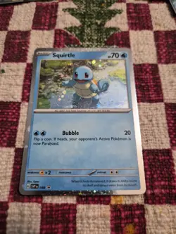 Pokemon Charmander Squirtle & Bulbasaur 151 Promo Poster Box (3-CARD) Pixel Holo - Image 3