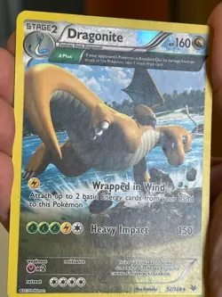 POKEMON DRAGONITE 52/108 REVERSE HOLOFOIL ROARING SKIES MP CARD - Image 3