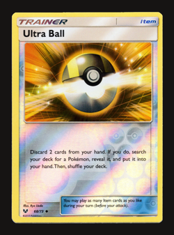 Pokemon TCG Ultra Ball Shining Legends 68 Reverse Holo NM Card - Image 1