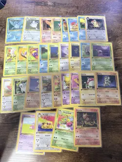Vintage Pokemon Card Lot 1st Edition 30 Cards - Image 1