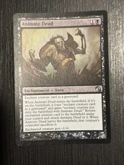 Animate Dead Foil Uncommon Grave born MTG LP - Image 1