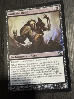 Animate Dead Foil Uncommon Grave born MTG LP - Image 2