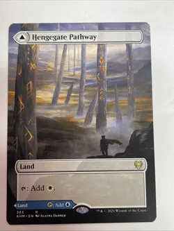 Hengegate Pathway (Borderless) Kaldheim #293 Rare - Image 1