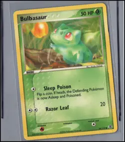 Pokemon Card Bulbasaur (54/112) FireRed and LeafGreen Common Non-Foil - Image 1
