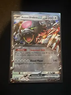 Bloodmoon Ursaluna EX Holo Rare Card 141/167 Twilight Masquerade Sv06 - Image 1