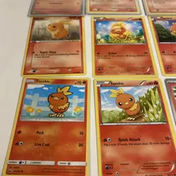 Torchic Pokemon Cards | 11-Card Lot | Mixed Eras | Pokemon | HP - Image 5