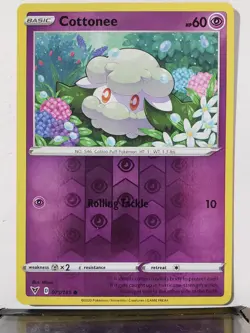 REVERSE HOLO Cottonee 075/185 NM Vivid Voltage Pokemon Card $2 Combined Shipping - Image 1