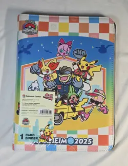 Pokemon World Championships 2025 Anaheim EXCLUSIVE Pikachu Card Binder - NEW - Image 1
