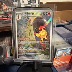 Armarouge Scarlet & Violet Base Illustration Rare Holo Pokemon TCG Card 203/198 - Image 1