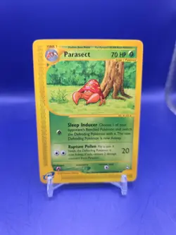 Parasect 27/147 Pokemon Card Aquapolis Non Holo LP - Image 1