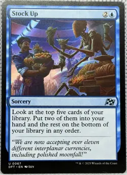 Stock Up ~Aetherdrift~ NM/MINT MTG Uncommon - Image 1