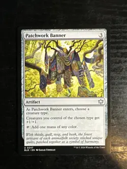 Patchwork Banner Bloomburrow Regular - Image 1