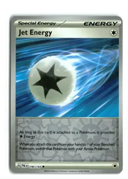 JET ENERGY 190/193 PALDEA EVOLVED REVERSE HOLO POKEMON TCG NM - Image 1