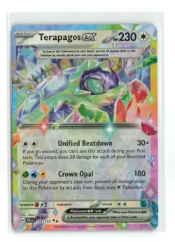 TERAPAGOS EX 128/142 STELLAR CROWN POKEMON TCG NM - Image 1