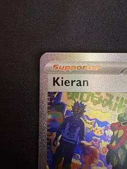 POKEMON TWILIGHT MASQUERADE KIERAN SPECIAL ILLUSTRATION RARE 218/167 Full Art - Image 2