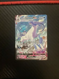 Pokemon TCG Chilling Reign Ice Rider Calyrex VMAX 203/198 Full Art Alt Art NM - Image 1