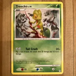 1x - Treecko - 78/99 - Common MP English Pokemon Arceus - Image 1