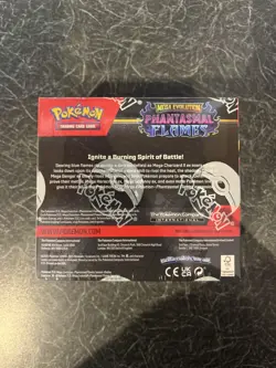 Pokemon TCG Mega Evolution Phantasmal Flames Booster Box -36 Packs- NEW & SEALED - Image 2