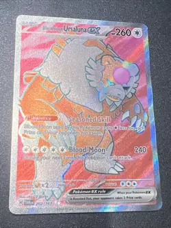 Bloodmoon Ursaluna EX 202/167 Ultra Rare NM/M Twilight Masquerade Pokemon TCG A - Image 1