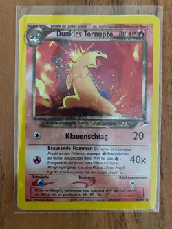 Pokemon · Dunkles Tornupto · Neo Destiny · 10/105 · Deutsch · 2002 · Karte - Image 1