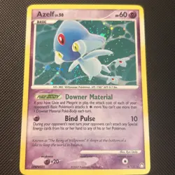 Pokemon Azelf Holo Rare 4/123 Mysterious Treasures Holo BLEED SWIRL 2007 - Image 2
