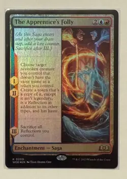 The Apprentice's Folly Foil - Wilds of Eldraine MTG Magic the Gathering - Image 1