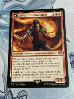 MTG Clive, Ifrit's Dominant English Final Fantasy FIN NM M0133 - Image 1
