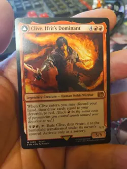 MTG - FINAL FANTASY - Clive, Ifrit's Dominant- NM - NF - Image 1