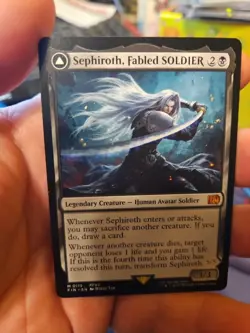 MTG - FINAL FANTASY - Sephiroth, Fabled SOLDIER - NM - NF - Image 1