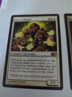 MTG Ajani's Chosen Magic 2014 2/249 Regular x1 NM Foil x1 MP - Image 2