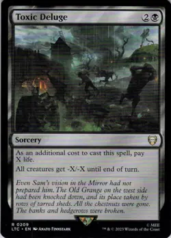 MTG Toxic Deluge (209) | NM | Lord of the Rings {LTC} - Image 1