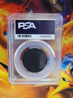 Pokemon Flareon 2024 Japanese Capsule Vending Vol. 5 Graded Coin PSA 9 - Image 2
