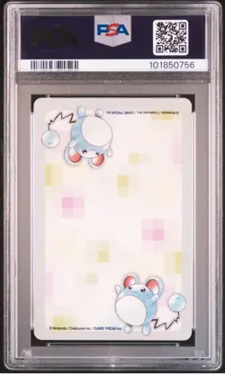2000 POKEMON SILVER VERSION PART 2 PLAYING CARDS 2 OF SPADES AZUMARILL PSA 10 - Image 2