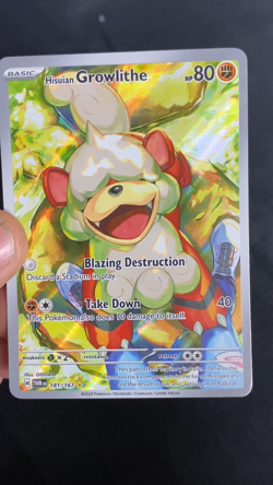 Pokemon - Hisuian Growlithe - 181/167 - SV06: Twilight Masquerade (TWM) - Image 2