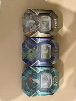 3 x Triple Whammy Tins SEALED (Complete Set) Pokemon TCG Darkrai Tyranitar - Image 1