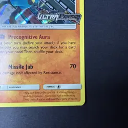 Pokemon TCG Lucario Sun & Moon Ultra Prism Stamped Prerelease Promo SM95 Holo NM - Image 4