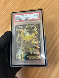 Pokemon Pikachu TCG XY Black Star Promos Holo PSA 8 Near Mint - Image 3