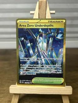 Pokemon TCG Area Zero Underdepths 174/142 Sv07: Stellar Crown Gold Hyper Rare NM - Image 1