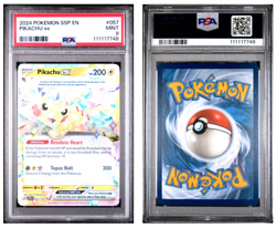 2024 POKEMON SSP EN-SURGING SPARKS #057 PIKACHU ex PSA 9 - Image 1