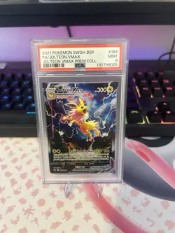 Pokemon TCG Jolteon VMAX SWSH184 SWSH: Sword & Shield Promo Cards Holo - Image 1