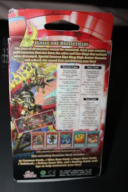 YU GI OH English 1st Edition ONSLAUGHT OF THE FIRE KINGS NEW Structure Deck - Image 2