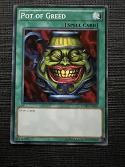 Yu-Gi-Oh! TCG Pot Of Greed YGLD-ENB26 Unlimited Common NM - Image 1