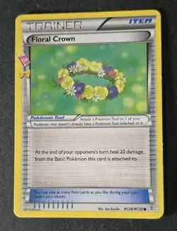 FLORAL CROWN - RC26/RC32 - XY GENERATIONS - Common - Pokemon Card - Image 1