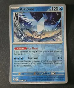 Articuno Reverse Holo NM 144/165 Scarlet & Violet 151 Pokemon Card - Image 1