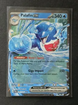 Palafin ex 061/167 Twilight Masquerade Double Rare Pokemon Card Mint - Image 1