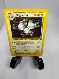 Pokemon TCG Magneton #11/62 Holo Card Fossil Rare LP good condition - Image 5