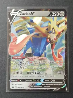 Zacian V SWSH018 SWSH: Sword & Shield Promo Cards Holo - Image 1