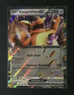 Kangaskhan ex 115/165 Scarlet & Violet 151 Ultra Rare Holo Promo Pokemon Card - Image 1