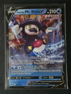 Galarian Mr. Rime V 049/189 Astral Radiance Pokemon Trading Card Near Mint - Image 1